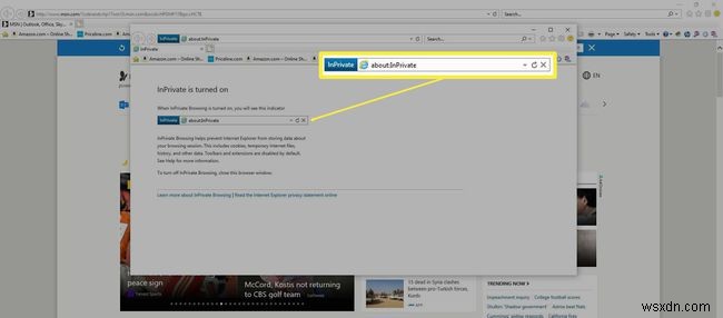 IE에서 InPrivate 브라우징 모드를 활성화하는 방법