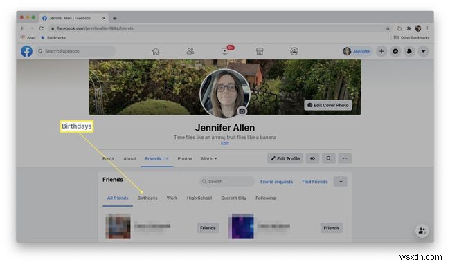 Facebook에서 친구 생일을 찾는 방법