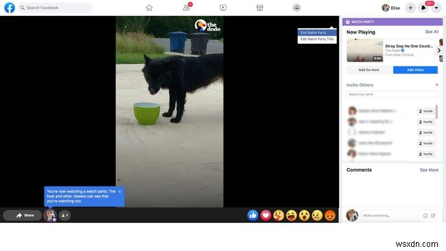 Facebook 워치 파티를 주최하는 방법