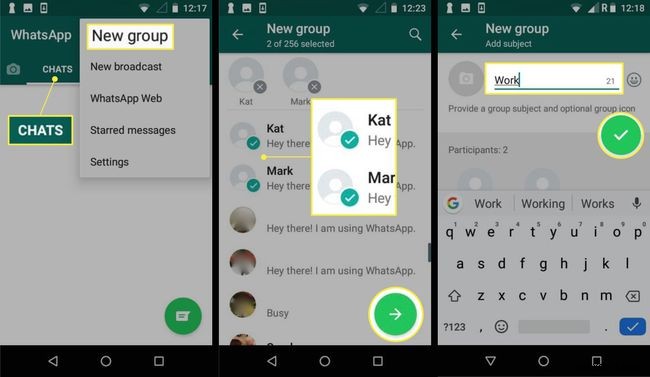 WhatsApp 그룹을 만드는 방법