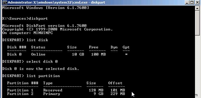Windows 10에서 삭제된 EFI 시스템 파티션을 복원하는 방법