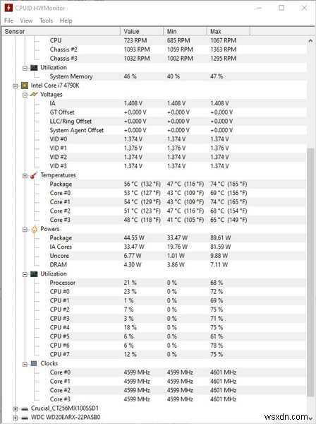 Windows 10 및 Windows 11에서 CPU 온도를 확인하는 방법