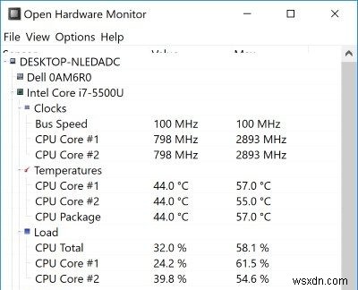 Windows 10 및 Windows 11에서 CPU 온도를 확인하는 방법