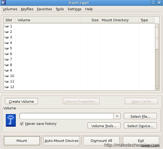 TrueCrypt:손쉬운 방법으로 데이터 암호화