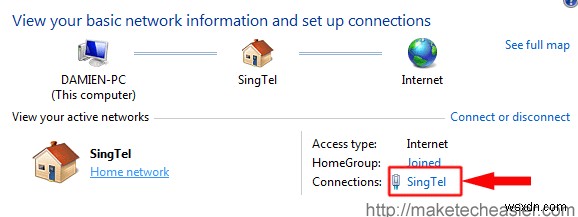 Windows 7에서 3G 무선 연결을 공유하는 방법