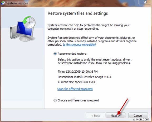 Windows 7/Vista에서 하드 드라이브 백업 및 복원