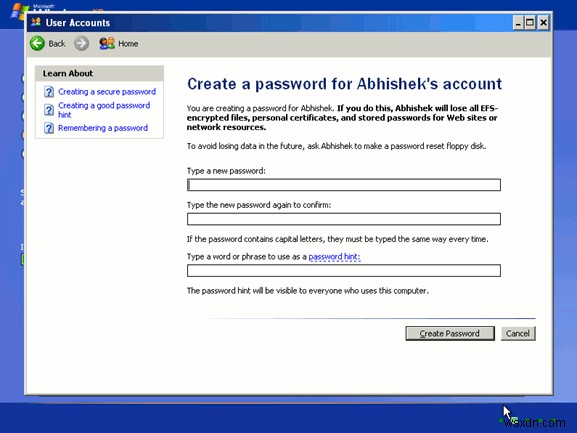 Windows XP에서 관리자 암호를 제거하거나 변경하는 방법