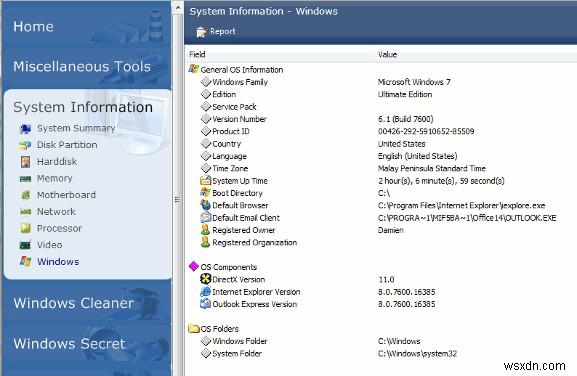 TweakNow PowerPack 2010:Windows용 포괄적인 Tweaker 응용 프로그램
