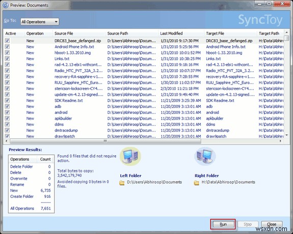 SyncToy:또 다른 유용한 Windows 백업/동기화 도구