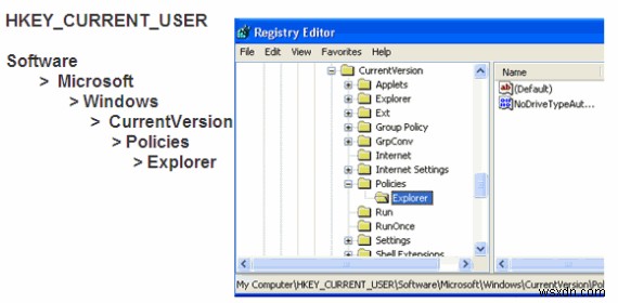 스니펫:Windows XP 시작 메뉴에서 사용자 이름 제거