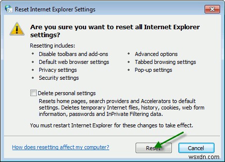 Internet Explorer 8의 일반적인 문제를 해결하는 방법