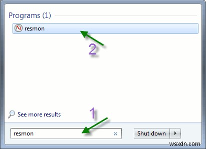 Windows 7에서 애플리케이션 리소스 사용량을 추적하는 방법