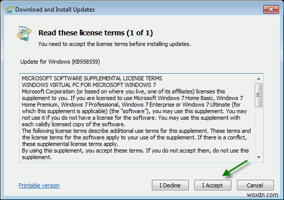 Windows 7에 Windows XP 모드를 설치하기 위한 단계별 가이드