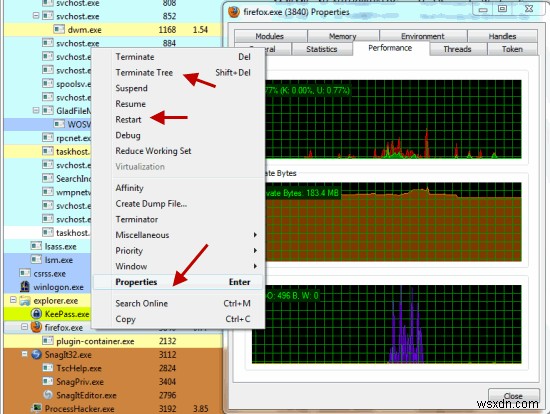 Process Hacker:Windows 작업 관리자의 더 나은 대안