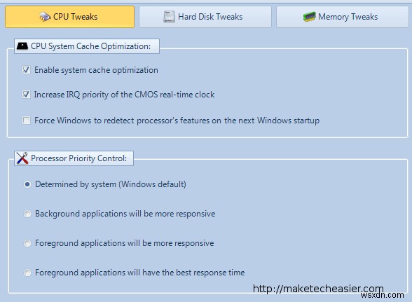 Mz 7 Optimizer로 Windows 성능 향상