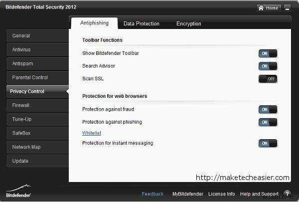 Bitdefender Total Security 2012로 Windows를 완벽하게 보호합니다.
