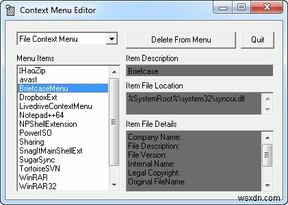 Windows에서 컨텍스트 메뉴를 관리하는 5가지 무료 도구