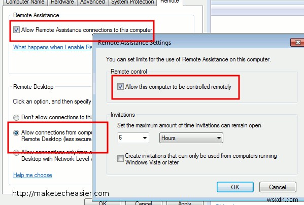 Windows 7에서 원격 데스크톱 연결을 설정, 연결 및 수락하는 방법
