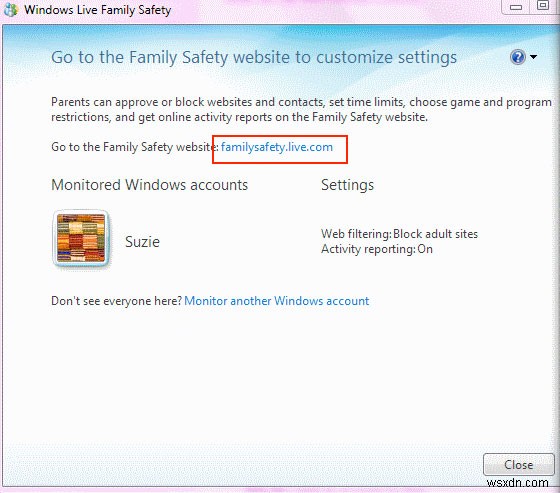 Windows 자녀 보호 기능을 사용하여 온라인 활동 제한 및 모니터링