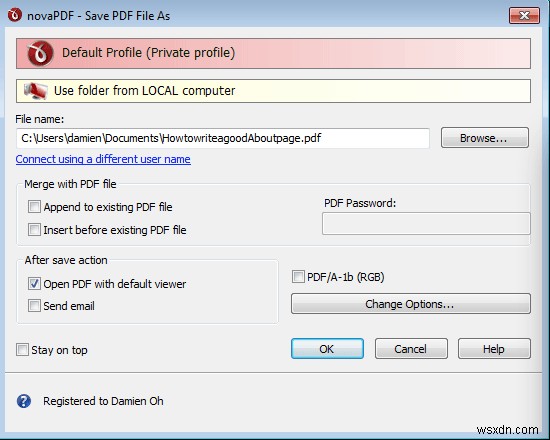 무료 증정:NovaPDF Professional [Windows]