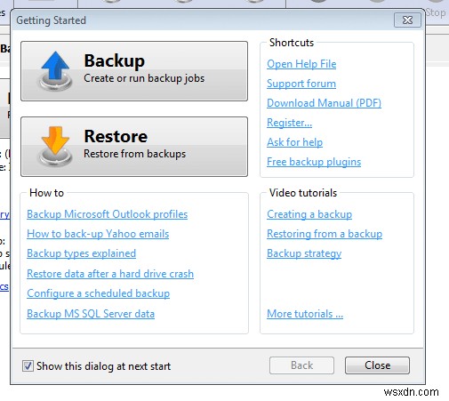 무료 증정:Backup4All Professional [Windows](대회 종료)