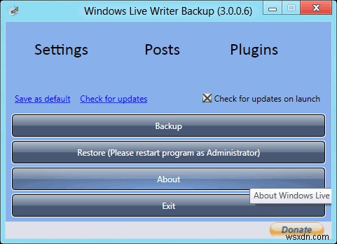 작성을 시작하기 전에 Windows Live Writer의 8가지 중요 구성