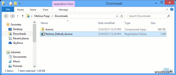 Windows 8에서 Aurora 화면 보호기를 추가하는 방법