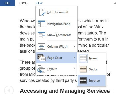 Word 2013 읽기 모드에 대해 알아야 할 모든 것