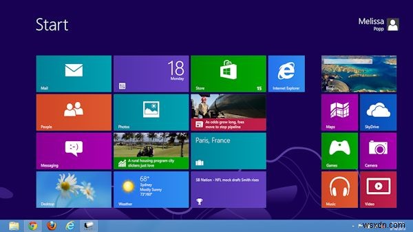 Windows 8 시작 화면의 크기와 위치를 변경하는 방법