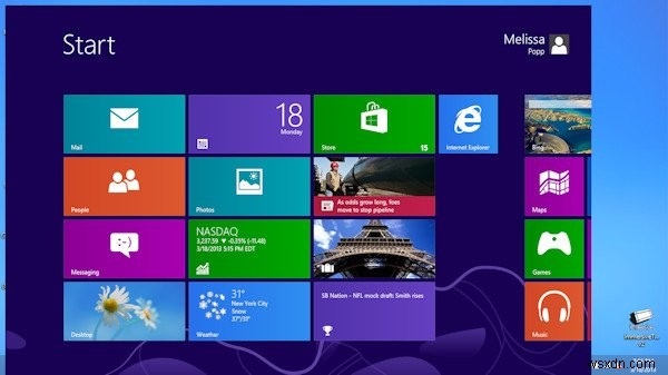 Windows 8 시작 화면의 크기와 위치를 변경하는 방법