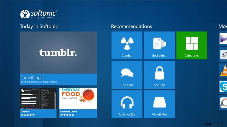 Windows 8 앱용 Windows 스토어의 3가지 대안