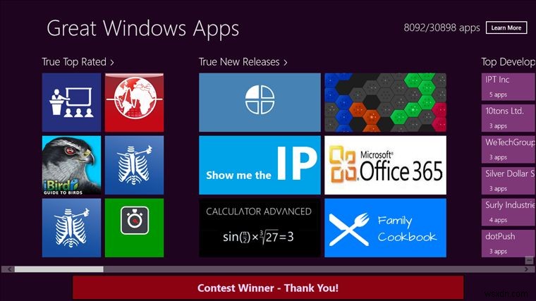 Windows 8 앱용 Windows 스토어의 3가지 대안