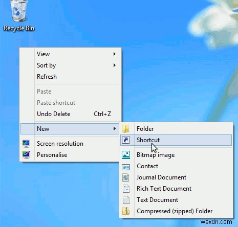 Windows 8 시작 화면에 시스템 종료 타일을 추가하는 방법