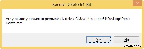 DeleteOnClick으로 Windows에서 파일을 안전하게 삭제
