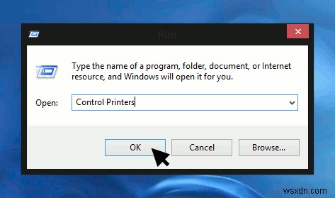 Windows 8에서 프린터 대기열을 지우는 방법