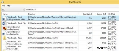 SwiftSearch로 더 쉽고 빠르게 Windows 검색