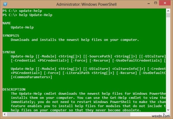 PowerShell 도움말 시스템을 효과적으로 사용하는 방법