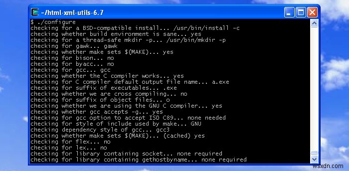 Cygwin을 사용하여 Windows에서 Linux 프로그램을 컴파일하는 방법