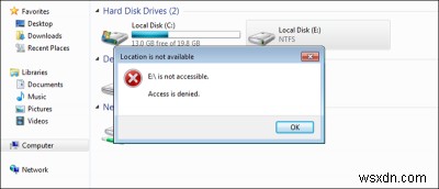 Windows에서 사용자가 NTFS 파티션에 액세스하지 못하도록 차단하는 방법