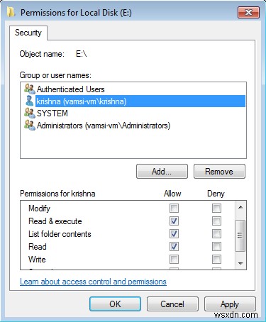 Windows에서 사용자가 NTFS 파티션에 액세스하지 못하도록 차단하는 방법