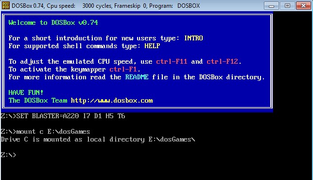 Windows에서 오래된 DOS 게임을 설치하고 실행하는 방법