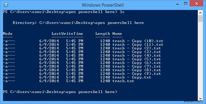 Windows에서 컨텍스트 메뉴를 마우스 오른쪽 버튼으로 클릭하기 위해 여기에 Open Powershell 옵션을 추가하는 방법
