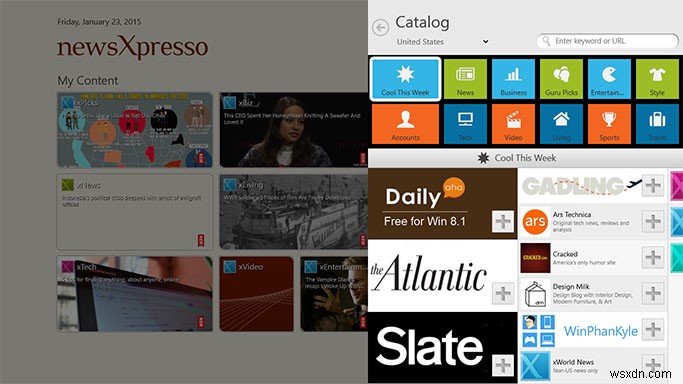 Windows 8용 유용한 News Aggregator 앱 7개