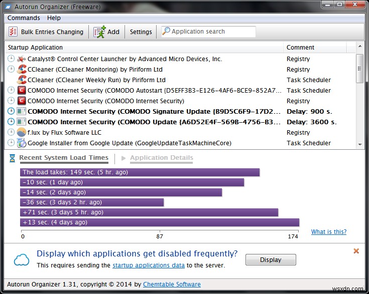 Autorun Organizer를 사용하여 Windows의 시작 항목을 효과적으로 관리