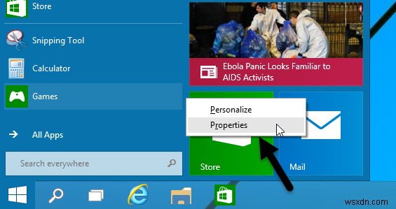 Windows 10 시작 메뉴를 사용자 지정하는 4가지 간단한 방법