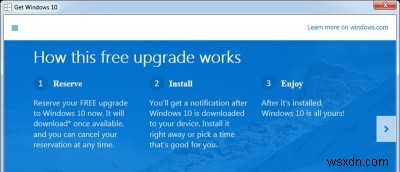 Windows에서 Get Windows 10 아이콘을 제거하는 방법