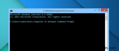 Windows 명령 프롬프트에서 자동 완성 기능을 활성화하는 방법