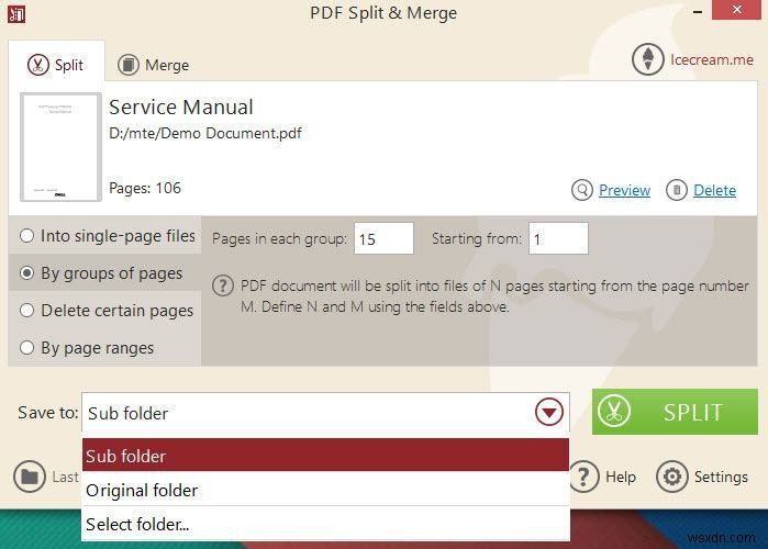 PDF 분할 및 병합으로 Windows에서 PDF를 쉽게 분할 및 병합