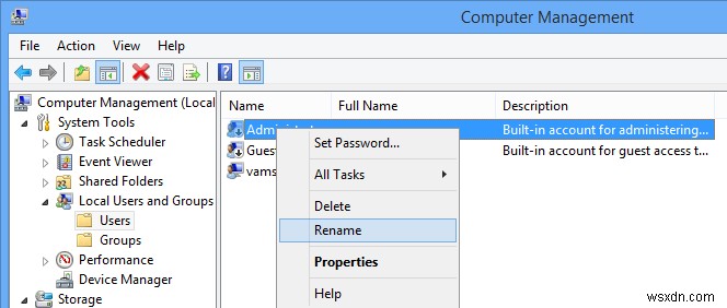 Windows에서 관리자 계정의 이름을 바꾸는 방법