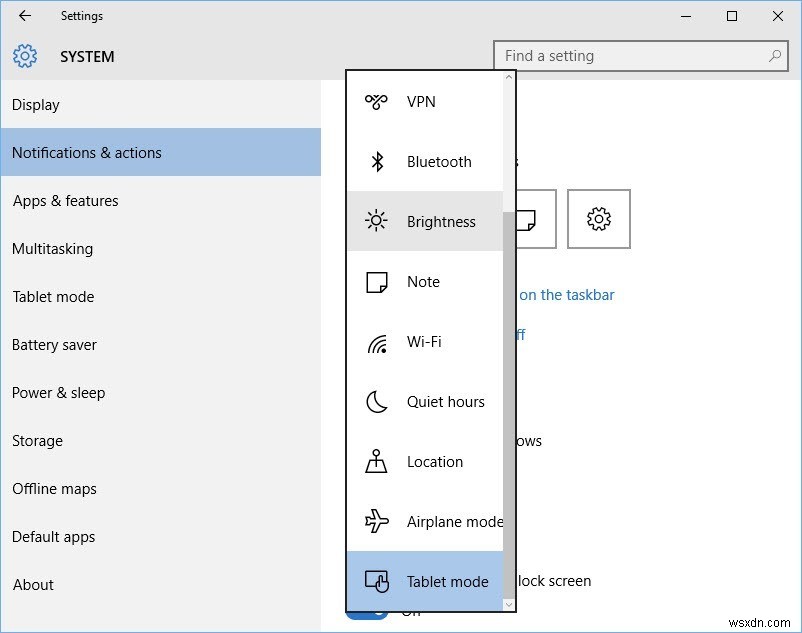 Windows 10 관리 센터를 사용자 지정하는 방법